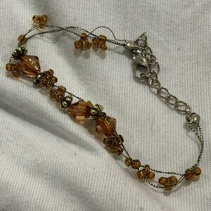 Elegant Brown Beaded Bracelet